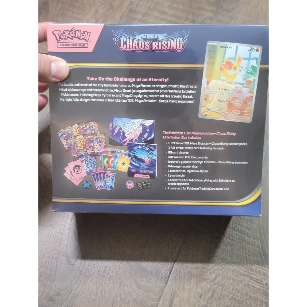 Pokemon TCG Mega Evolution Chaos Rising Elite Trainer Box ETB Mega Greninja New